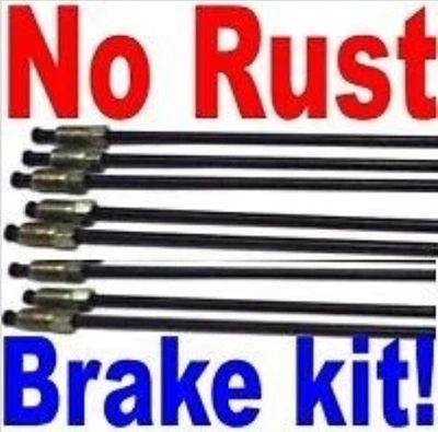 $69.77 • Buy Rustproof Brake Line Kit For VW 1956-1966 VW Beetle & Ghia Bug Dune Buggy Type 1