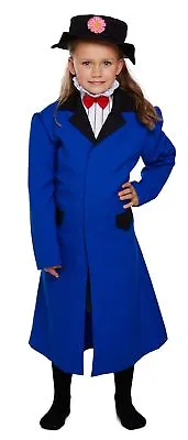 £11.98 • Buy Mary Poppins Inspired Victorian Nanny Childrens Fancy Dress Costume Outfit
