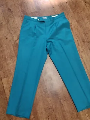 Vintage Pants Mens Sansabelt Polyester Leisure Suit Disco Vtg 70s 80s 38x30 EUC • $29.99