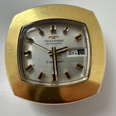 Technos Watch Automatic Cougar Day Date Swiss Made Mens • $150