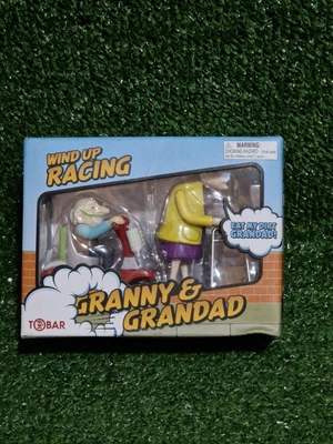 £9.99 • Buy Racing Granny & Grandad Wind Up And Pull Back Toys Novelty Joke Gifts
