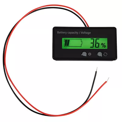 £9.14 • Buy LED Battery Indicator Voltmeter Monitor Level Meter Gauge Lamp Indicator 12V-48V