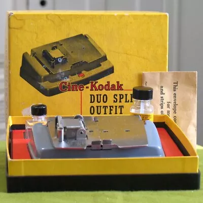 Vntg. Cine-Kodak Duo Movie Film Splicer Outfit 8mm & 16mm In Original Box • $8.95