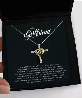 Jewelry Necklace Love Gift For Girlfriend I Love You More & More -PJ02 • $48.02