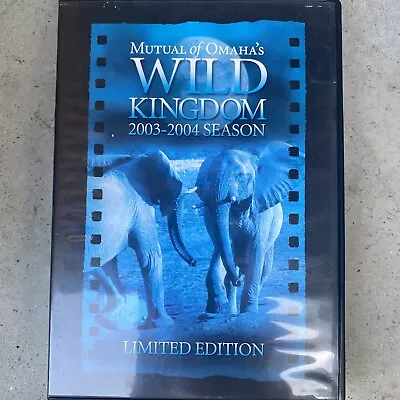 MUTUAL OF OMAHA'S WILD KINGDOM 2003-2004 SEASON LIMITED EDITION 2 Disc DVD SET • $12.99