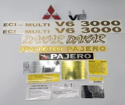 Mitsubishi Pajero V11 Decals And Emblems Set  • $75