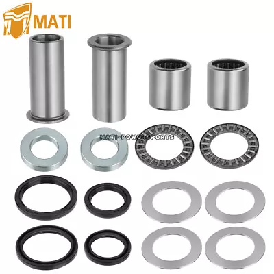 Swing Arm Bearing Rebuild Kit For Suzuki RM125 RM250 96-08 RMZ250 RMZ450 DRZ400 • $48.99