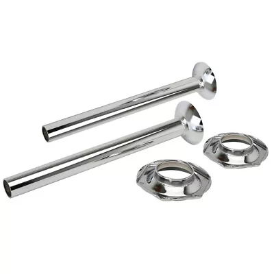 Chrome Vw Bug Swing Axle Tubes With Side Flanges Pair • $148.95