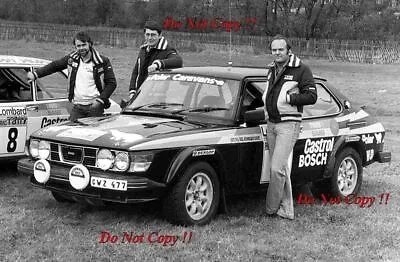 £4 • Buy Stig Blomqvist & Hans Sylvan Saab 99 Turbo RAC Rally 1978 Photograph 1