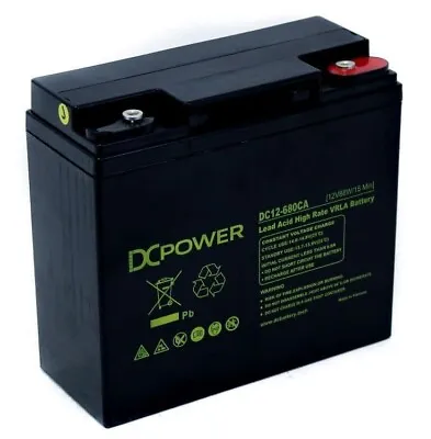 Dc12-680 Dc Battery Series Xfr 680a Multipurpose Battery • £59.99