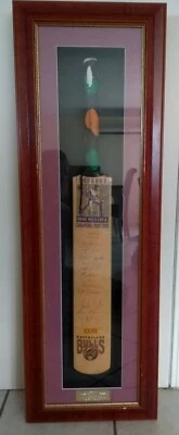 $100 • Buy Signed Queensland Bulls 1999/2000 Cricket Bat