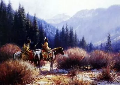 Martin Grelle  Warriors In The Willows Art Print  12  X 9  • $30