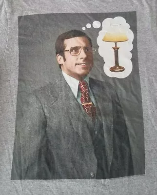 ANCHORMAN Movie BRICK TAMLAND I Love Lamp T-Shirt S Steve Carell Will Farrell • $13.99