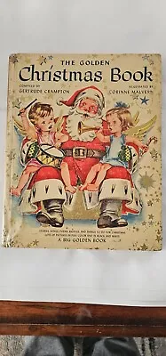 The Golden Christmas Book 1947 Gertrude Crampton & Corinne Malvern  Vintage • $50