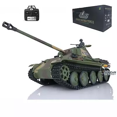 Henglong 1/16 Scale 7.0 Plastic 3879 German Panther G RTR 2.4G RC Tank Model • $129.97