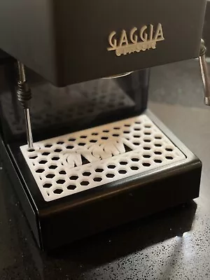 £10 • Buy Gaggia Classic Drip Tray Cover Grate With Gaggia Logo And Hexagonal Pattern