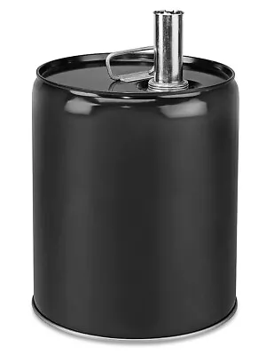 5 Gallon Closed Stainless Steel Pail With Pull Out Spout • $21