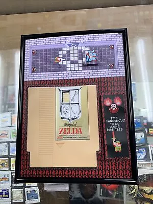 $16 • Buy The Legend Of Zelda Frame NES Art 3D