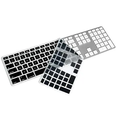 Silicone Keyboard Cover Skin For IMac Wired USB Keyboard With Numeric Keypad ... • $13.36