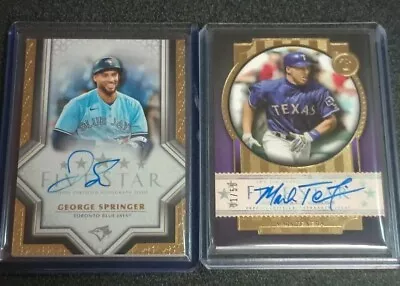 2023 Topps Five Star George Springer Auto With 2022 Mark Teixeira 01/50 Auto • $28.99