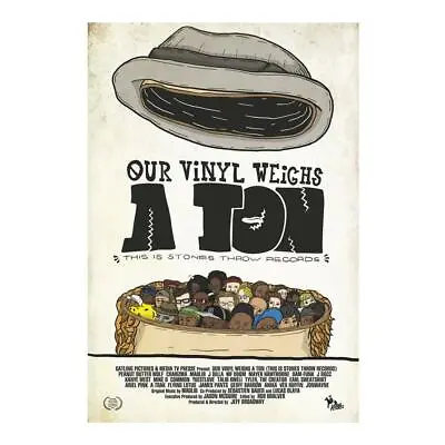 MF DOOM Our Vinyl Weighs A Ton POSTER Stones Throw Madlib J Dilla PERFECT • $114