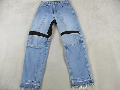 Icon Jeans Mens 34x33 Blue Denim Recon Motorcycle Riding Tapered Asphalt Tech • $69.99
