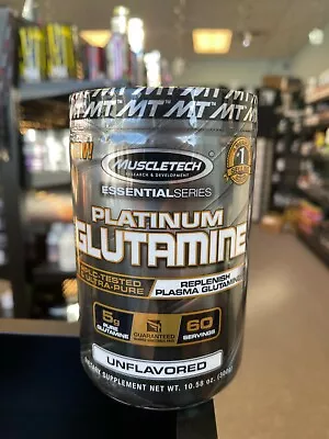 MuscleTech Platinum Glutamine 300 Grams Unflavored Free Ship 2024 Expiry • $17.50