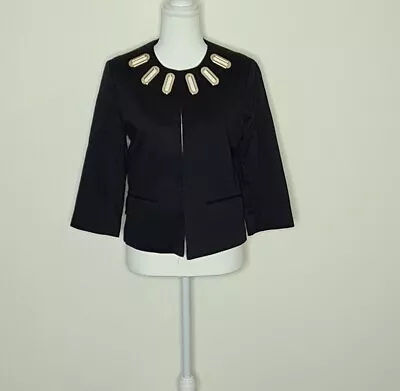 Queenspark Womens Black Leona Jacket Size 8 • $35