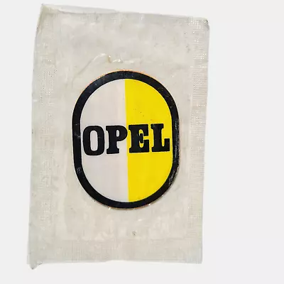 VINTAGE OPEL Car Decal Sticker Rare NOS Unused 2 3/8  Tall • $8