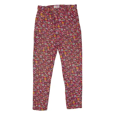 Vintage AMERICAN SYSTEM Floral Womens Jeans Maroon Slim Mom 80s W30 L30 • £12.99