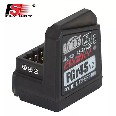 Flysky FGR4S V2 Receiver PWM /PPM / IBUS Output F/Flysky NB4 RC Transmitter G9L8 • $35.49