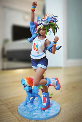 My Little Pony Rainbow Dash Bishoujo Multicolor PVC Action Figure With Box • $59.99