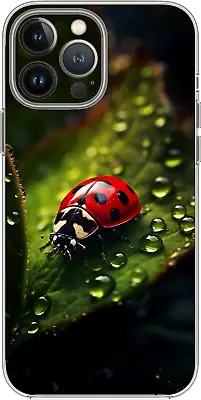 Lady Bug Rain Drops Nature Green Leaf Case Cover Silicone / Shockproof / MagSafe • $24.95