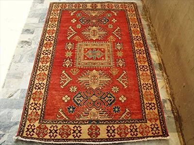 New Kazak Caucasion Exclusive Vege Dyed Area Rug Hand Knotted Carpet (6 X 4)' • $336.98