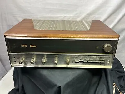 Vintage HH Scott Stereomaster LR-88 Stereo 100 Watt Solid State W Wood Case Work • $370