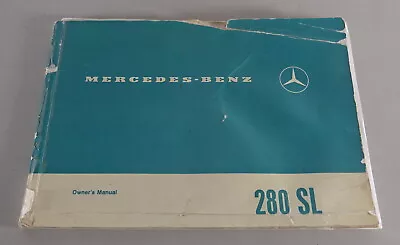 Owner's Manual Mercedes R113 280 SL Pagoda / Pagoda Stand 10/1968 • $213.66