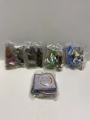 Vintage Lot Of 5 Lord Of The Rings Burger King Toys Figures Sealed Toy Action  • £14.47