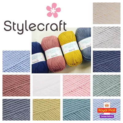 Baby Wool Soft DK Double Knitting Yarn Stylecraft BAMBINO DK 100g Soft Acrylic • £2.99