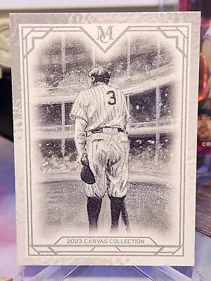 2023 Topps Museum Collection Babe Ruth Canvas Card # Ccr 33 • $45