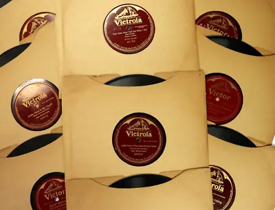 Lot Of 9 JOHN McCORMACK 78 Records - Victrola - SINGLE SIDED - Mavis • $49.69