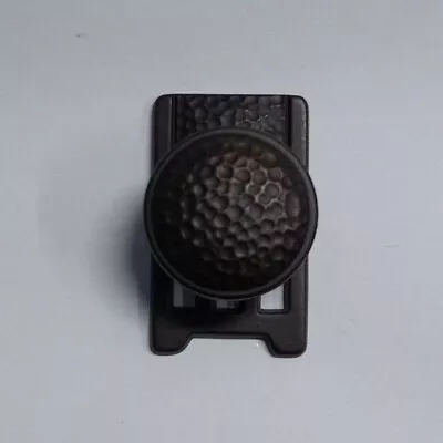 Arts N Crafts Craftsman Hardware Cabinet Door Drawer Pull Knob Backplate Bronze • $4.95