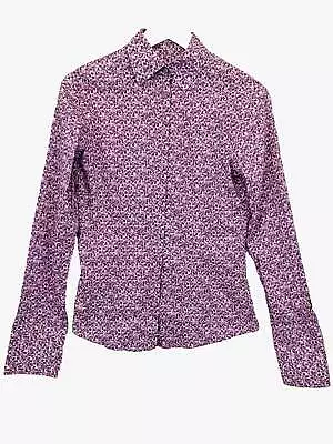 Rhodes & Beckett Lavender Meadow Structured Shirt Size 8 • $71.99