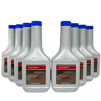 8 New Bottles Genuine HONDA - Power Steering Pump Fluid 12oz 08206-9002 • $68.99