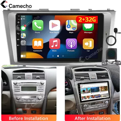 For Toyota Camry 2007-2011 Apple Carplay Android 13 Car Stereo Radio GPS Na WIFI • $129.99