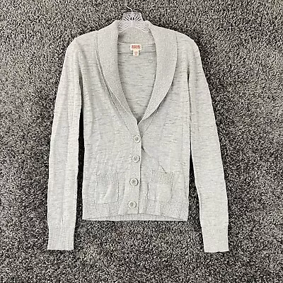 Mossimo Supply Co. Women’s XS Cardigan Gray Long Sleeve Button Up • $11.95