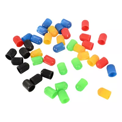 5 Color 8PC Plastic Wheel Valve Stem Tire Cap Trim Fit Car/Bike/Truck Dust Cover • $2.49