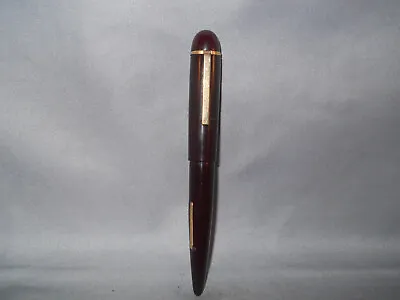 Eversharp Vintage Burgundy Demi Streamliner Lever Fill Fountain Pen--medium • £106.42