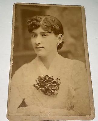 Rare Antique Southern American ID'd Victorian Lady Richmond Virginia CDV Photo! • $30.59