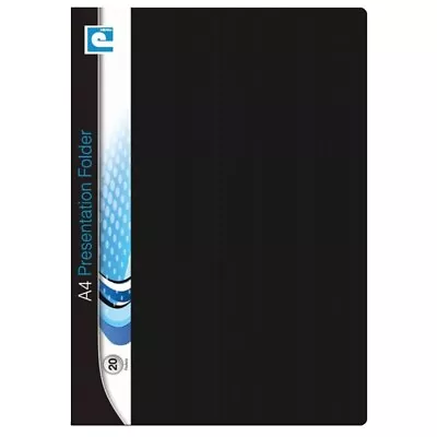 A4 Fine Art Portfolio PRESENTATION FOLDER College/School 20 Clear Pocket/Sleeves • £4.84