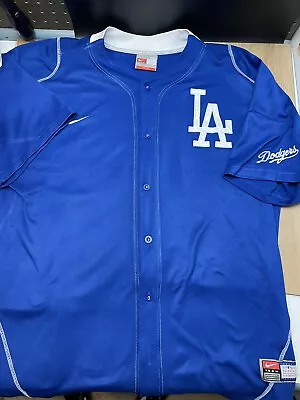 Vintage Nike Team MLB Los Angeles Dodgers Jersey Mens Size XXL • $75